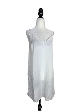 Sessun lightweight Classic White V-Neck Slip Mini Dress